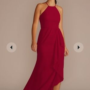 David's Bridal Halter Dress
